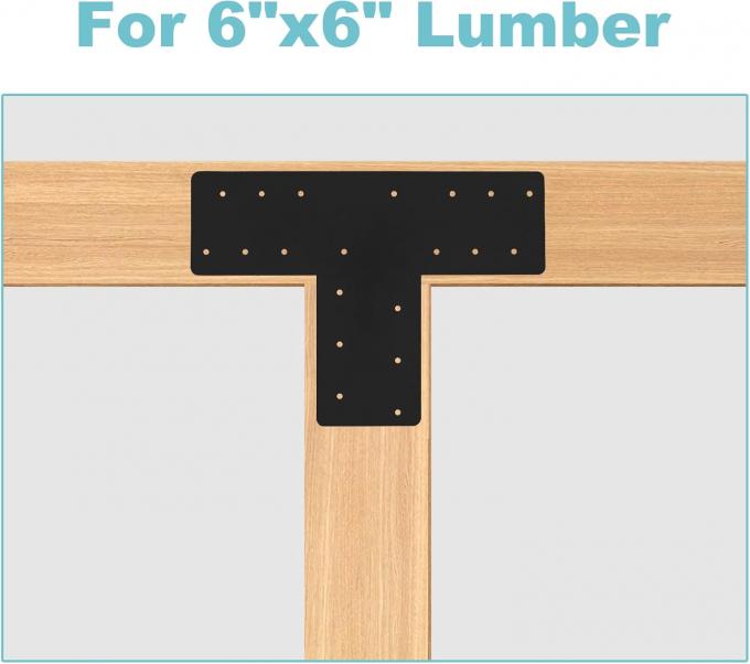 Siyah Tozla Kaplı Sağ Köşe Kırakları Ev Mobilyaları için Köşe Tamiri için Pavilion Çubuk Çerçeve Çelik 2