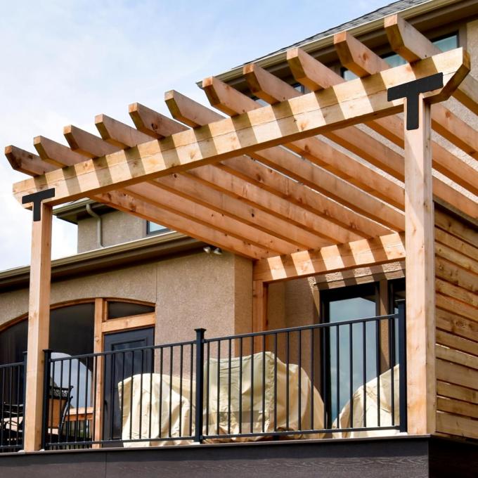 Siyah Tozla Kaplı Sağ Köşe Kırakları Ev Mobilyaları için Köşe Tamiri için Pavilion Çubuk Çerçeve Çelik 4