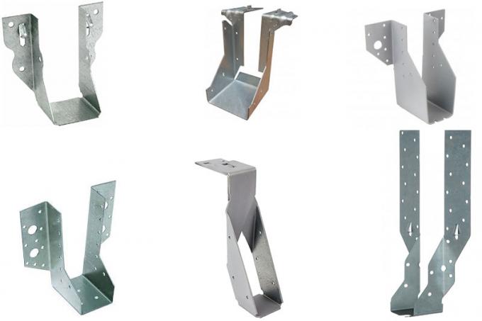 Joist Hanger, 18 Gauge Galvanizing Face Mount Joist Hangers, Wood Hurricane Ties, Rafters Tie 1