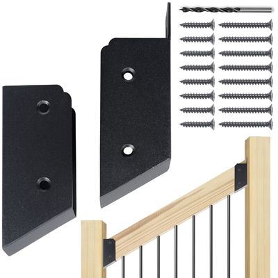 Kalite  Deck Railing Bracket and Deck Baluster Attachments with Up To 200 Lbs Weight Capacity Fabrika