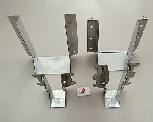 Mount Joist Hanger Ahşap İnşaat Bağlantıları 20 Ölçüm Galvanizli Çelik Brackets Kasırga Rafter Kravatları