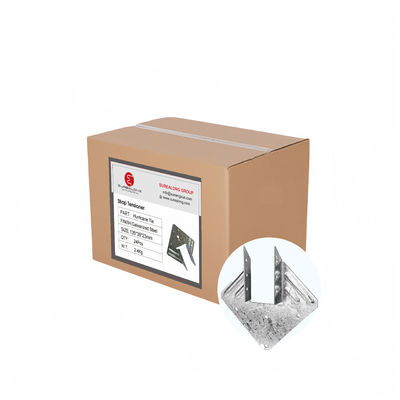 Ağaç çubukları için kasırga bağları Ağır görevli galvanizli çubuk askıları Ahşap çubuklar için kasırga kemerleri Ahşap yapılar