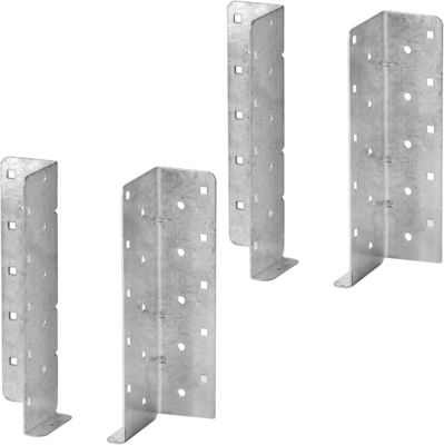 Galvanizli çelik Split Joist Hanger Wall Mount Joist Bracket Hurricane Ties For Beam