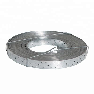 Galvanized Punched Strapping Roll – Metal Strap Tie for Wood Frame Bracing, Building Connectors & Construction Hardware