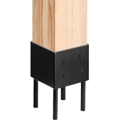 4x4 Post Base Holder Ground Spike Beton Güverte için Kullanımı